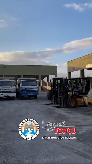 Dinar Belediyesi Zorlu Hava Şartlarına Hazır