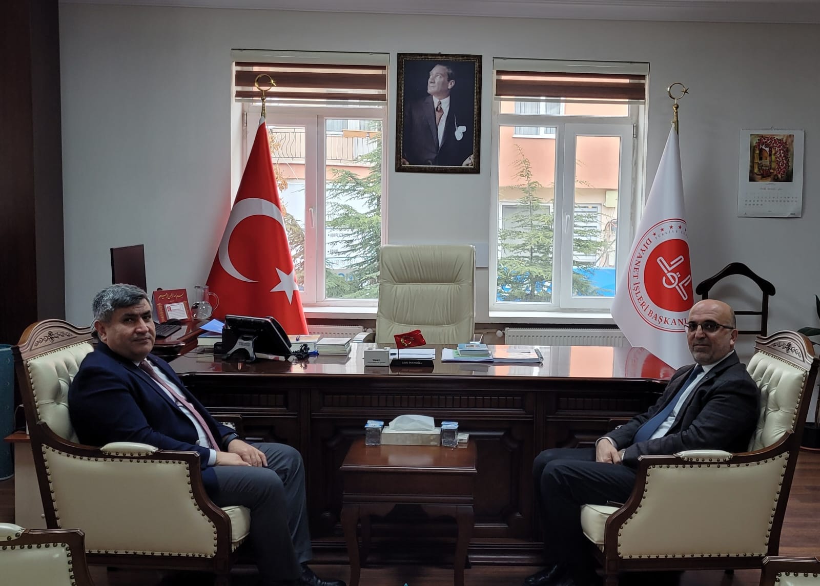 Eski İl Emniyet Müdürü Ay’dan, İl Müftüsü İmamoğlu’na Veda Ziyareti