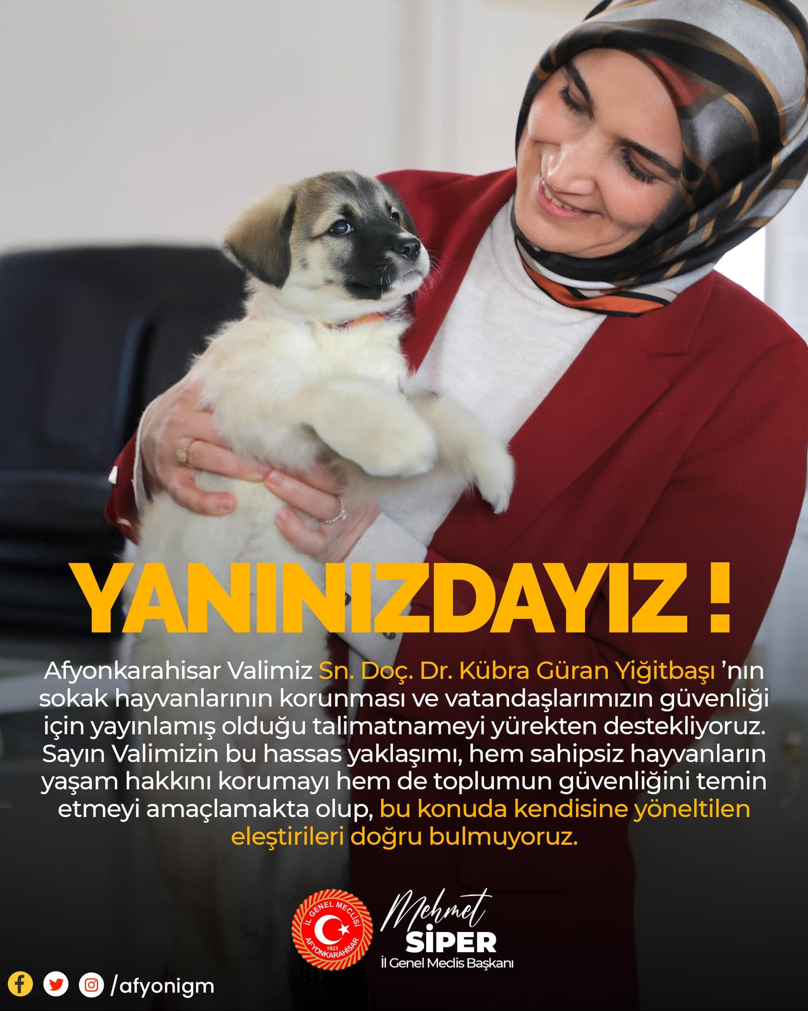 Başkan Siper’den, Vali Yiğitbaşı’nın Talimatına Destek
