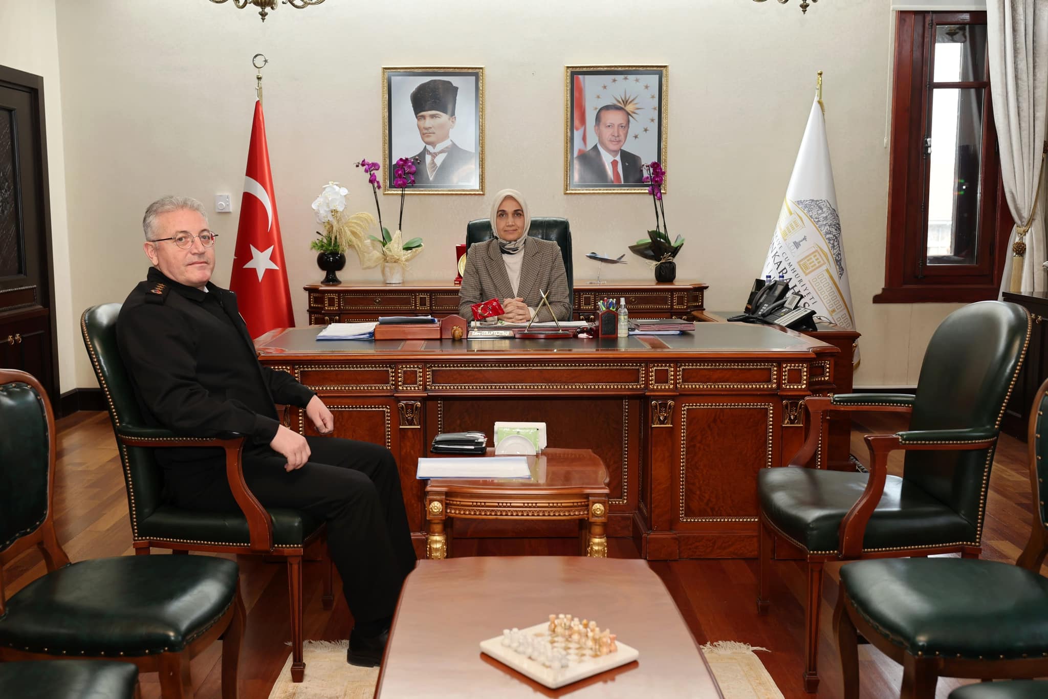 Vali Yiğitbaşı, İl Jandarma Komutanı Alb. Yağan’ı Ağırladı