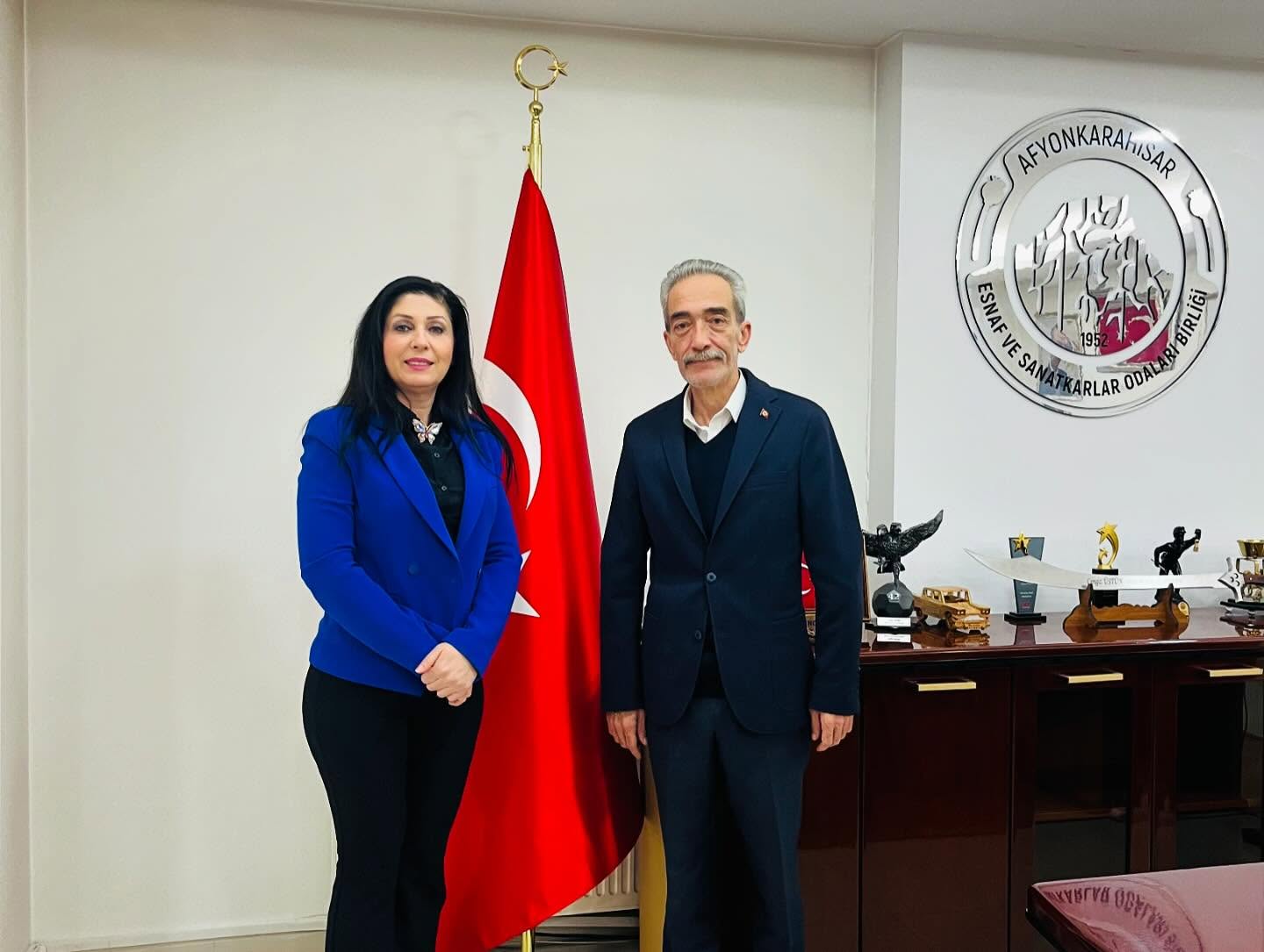 TOBB Afyonkarahisar Kadın Girişimciler Komitesinden, ESOB Başkanı Üstün’e Ziyaret