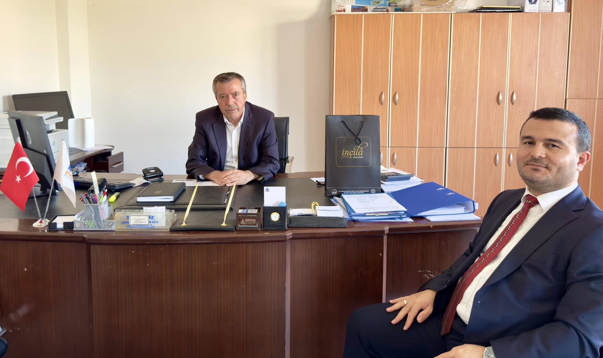 İlçe Müftüsü Özmen’den, Müdür Özel’e İade-i Ziyaret