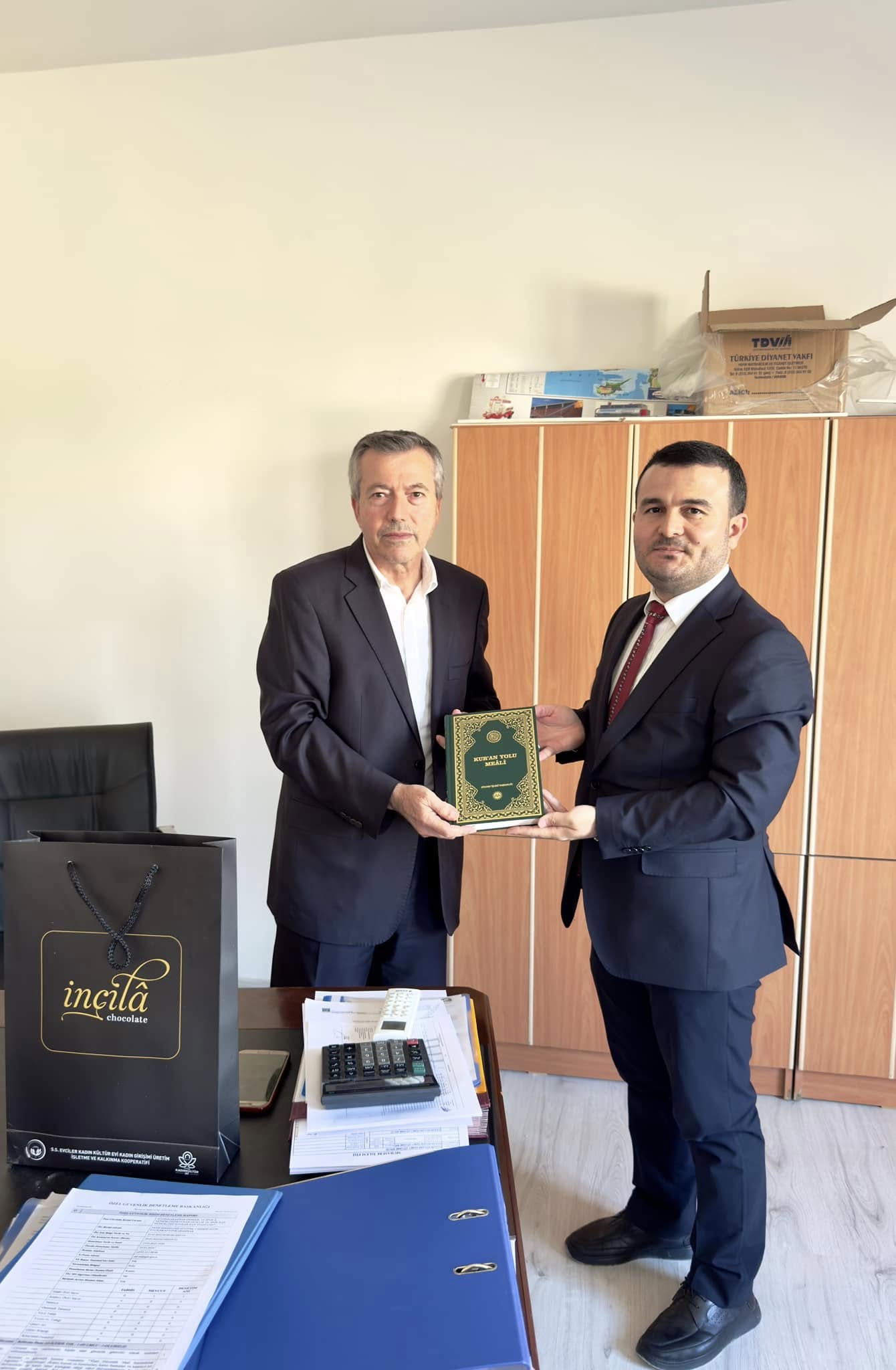 İlçe Müftüsü Özmen’den, Müdür Özel’e İade-i Ziyaret