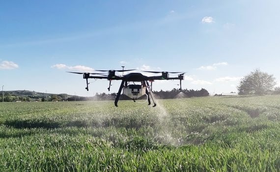 Dinar'da İlaçlama Drone’u Çiftçilerin Hizmetine Sunuldu