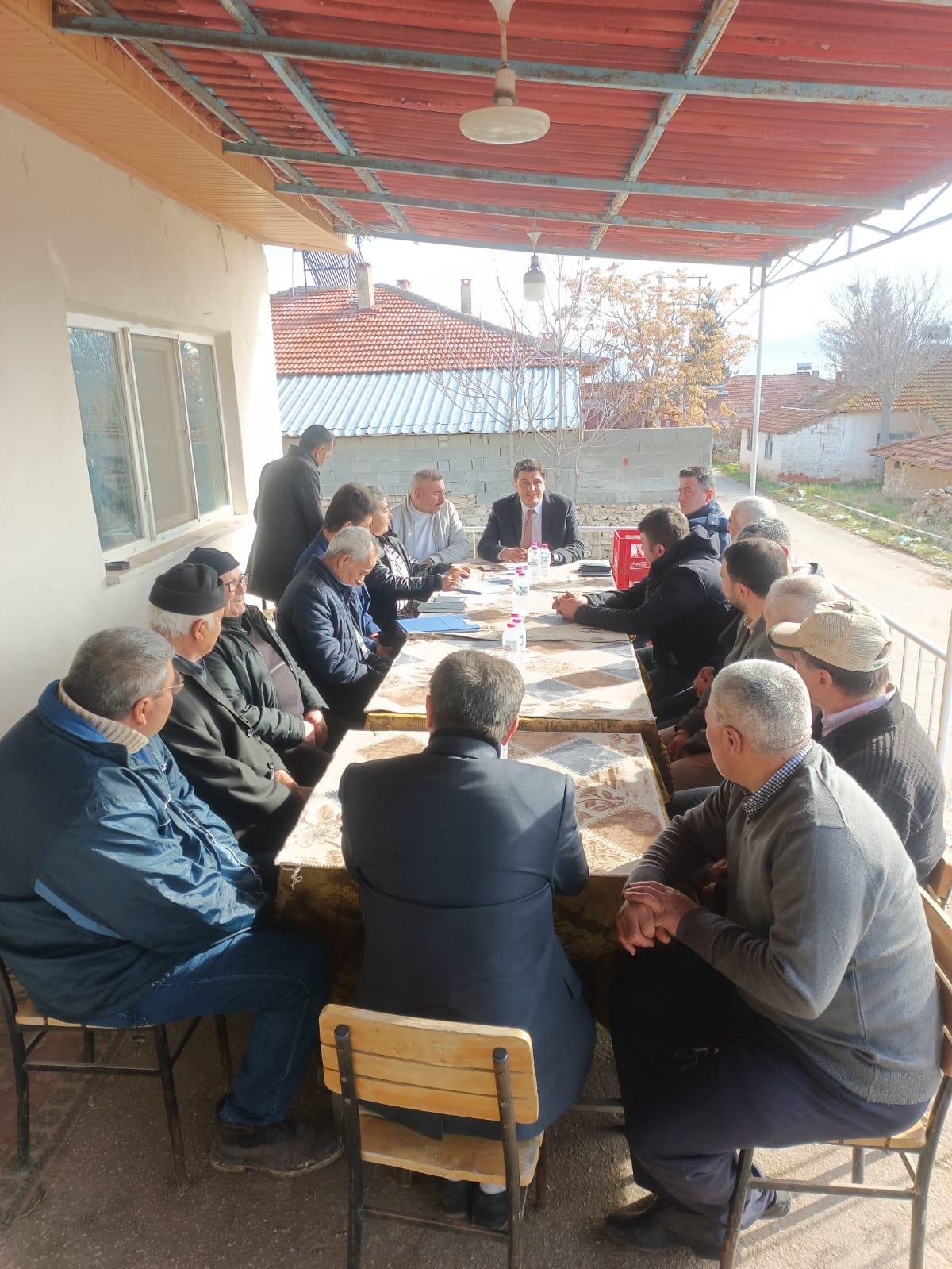Kaymakam Çelik, Küllüce Köyünde Vatandaşlarla Bir Araya Geldi