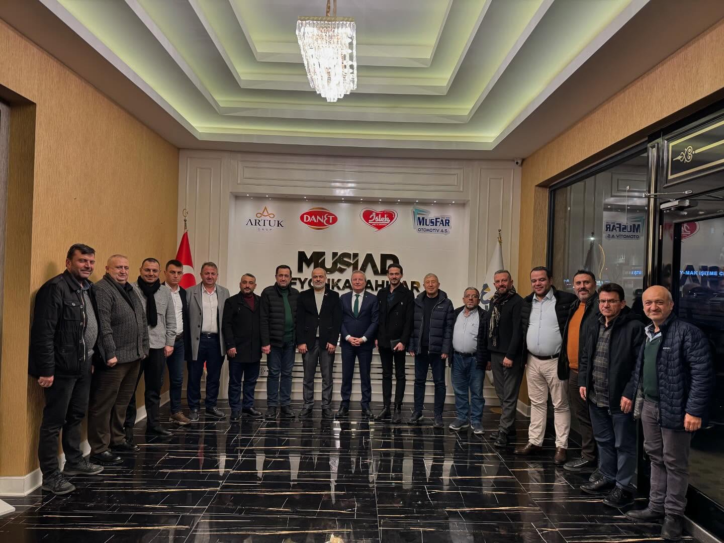 22. Dönem Afyonkarahisar Milletvekili Koçak'tan, MÜSİAD Afyonkarahisar'a Ziyaret