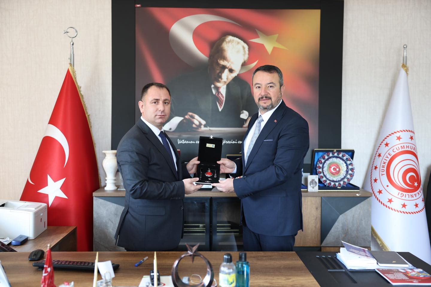 Başkan Öztaş’tan, Ticaret İl Müdürü Yayla’ya Ziyaret