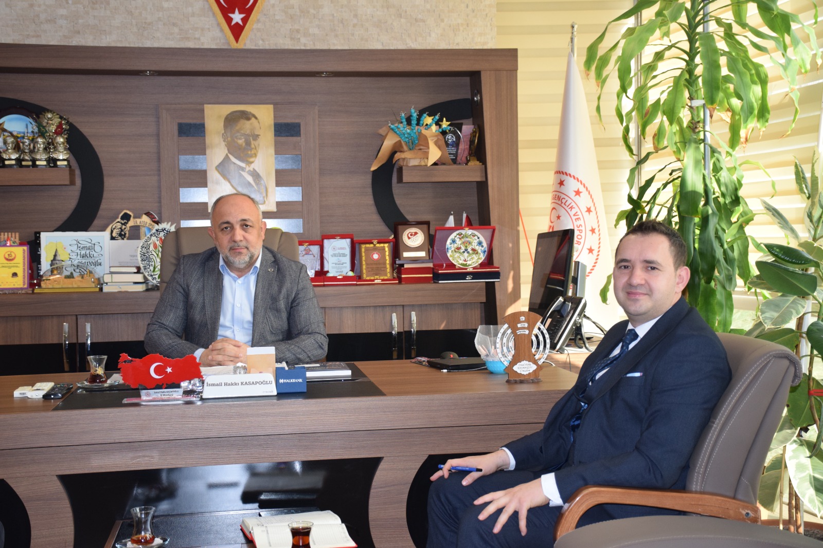 Sporcu Dostu Okuldan Müdür Kasapoğlu’na Ziyaret