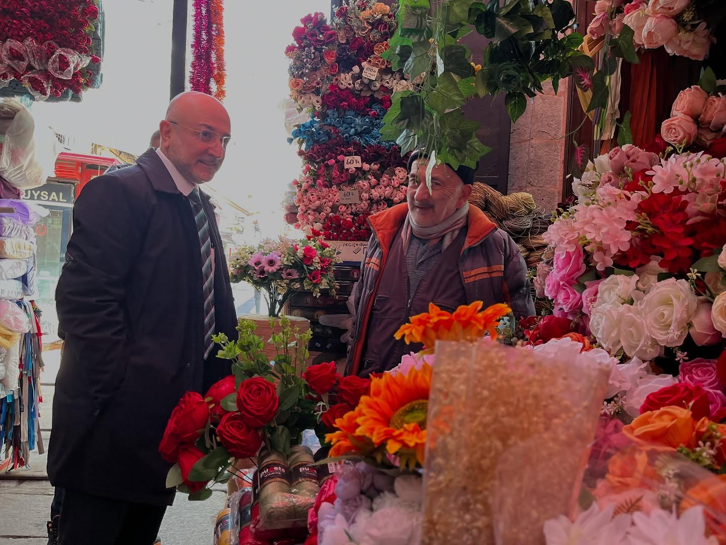 Başkan Şahin’den, Bedesten Esnaflarına Ziyaret