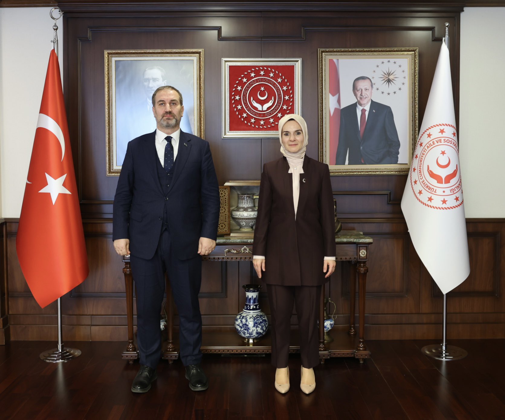 Bakan Göktaş'a  Üst Düzey Ziyaret