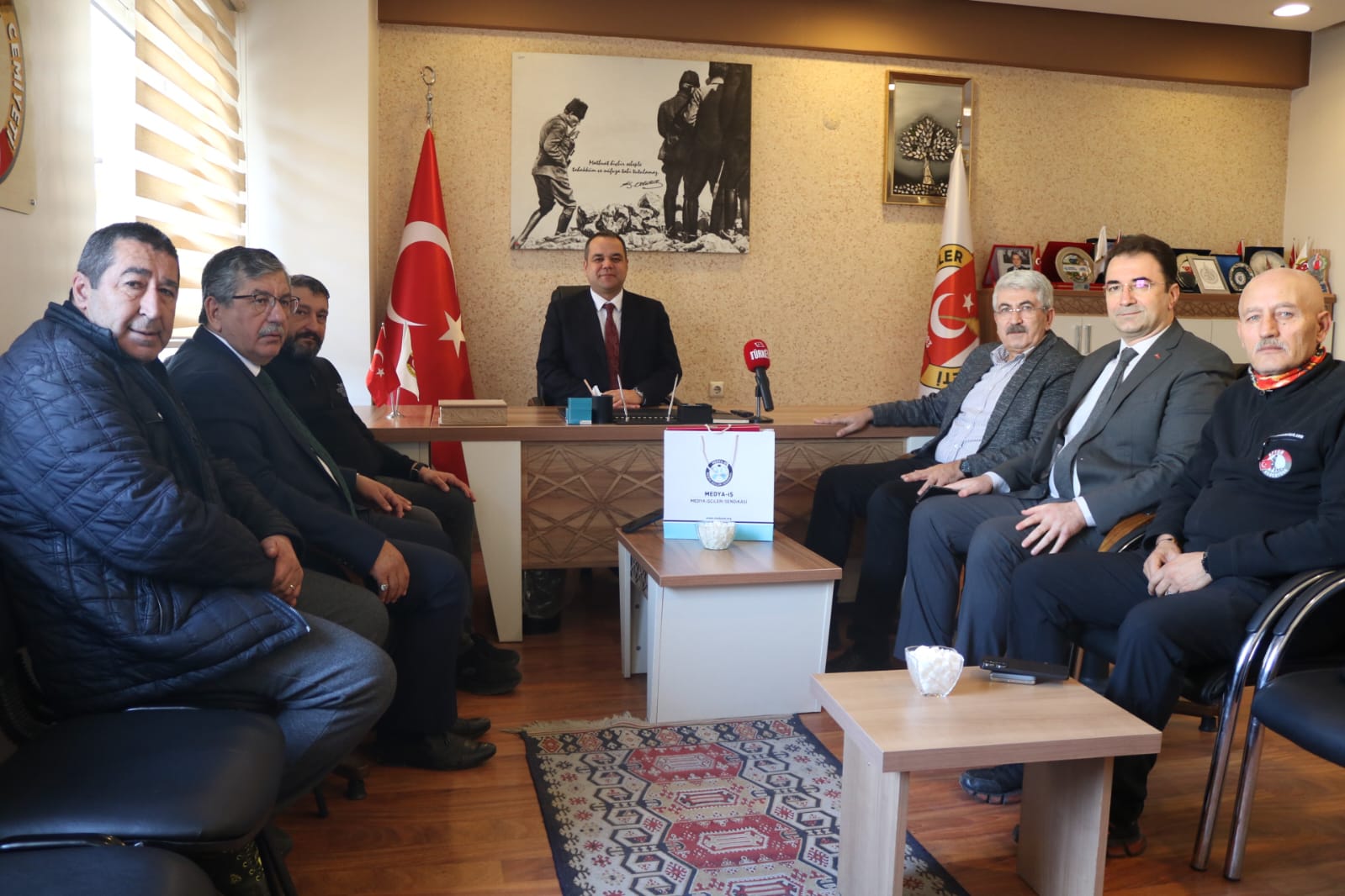Medya-İş Sendikası ve TGK’den AGC’ye Ziyaret