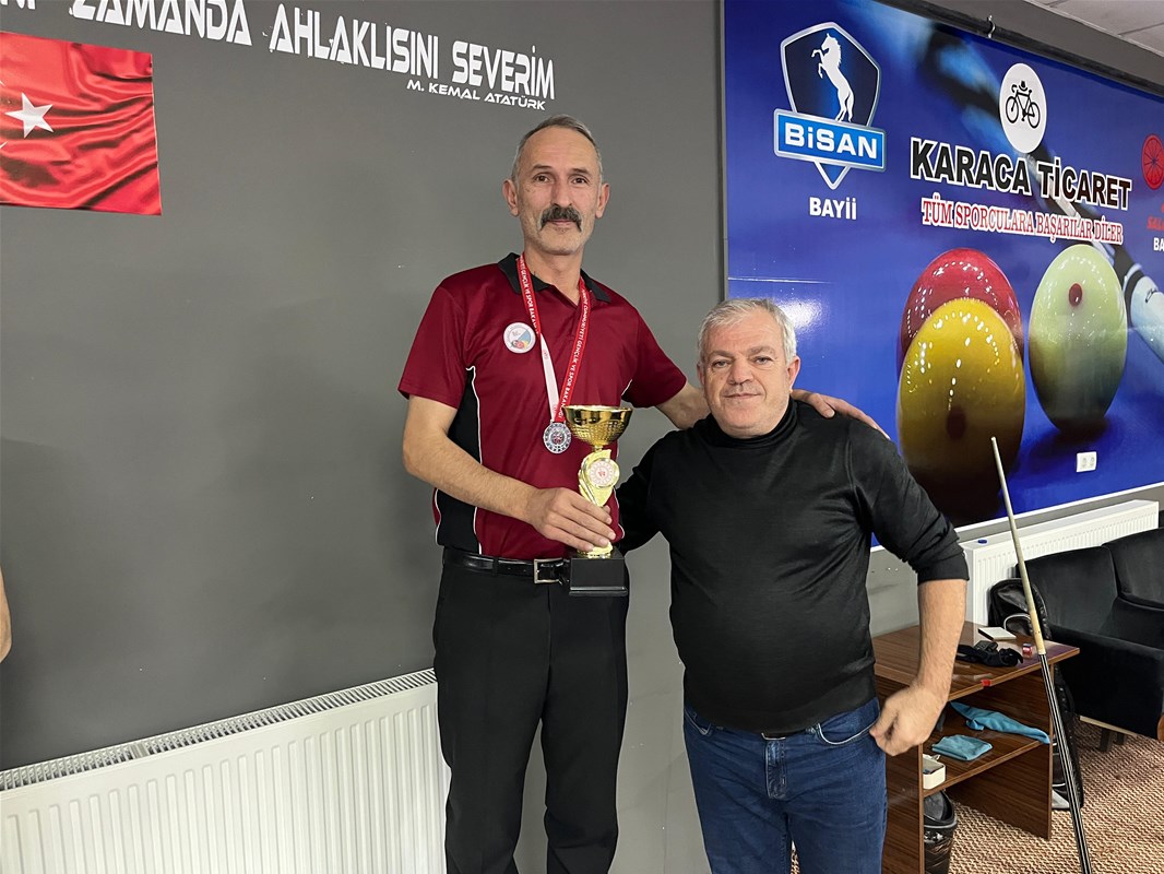 Üç Bant Bilardo İl Şampiyonası Sona Erdi