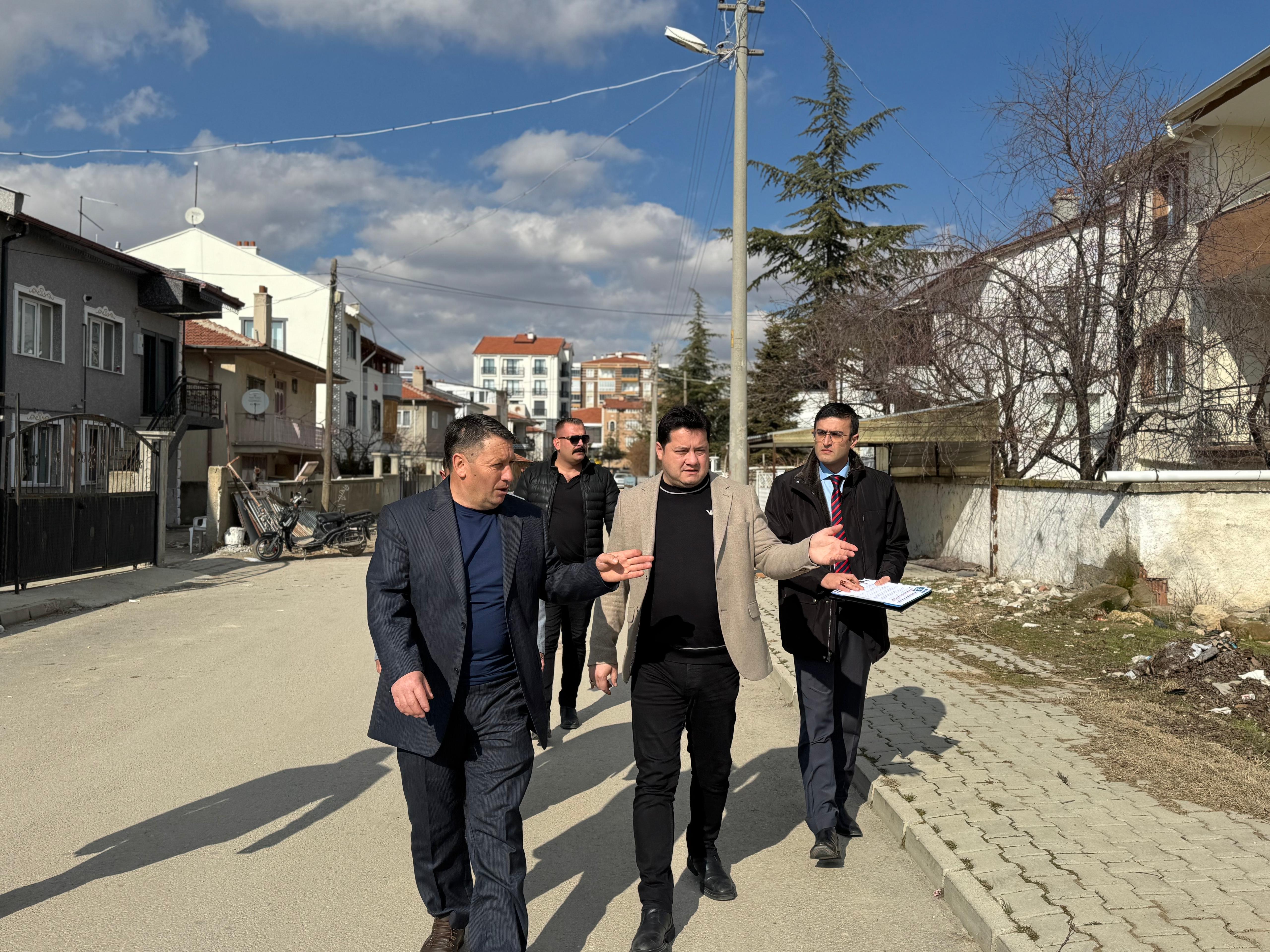Başkan Aynacı, Bağlarbaşı Mahallesi’nde İncelemelerde Bulundu