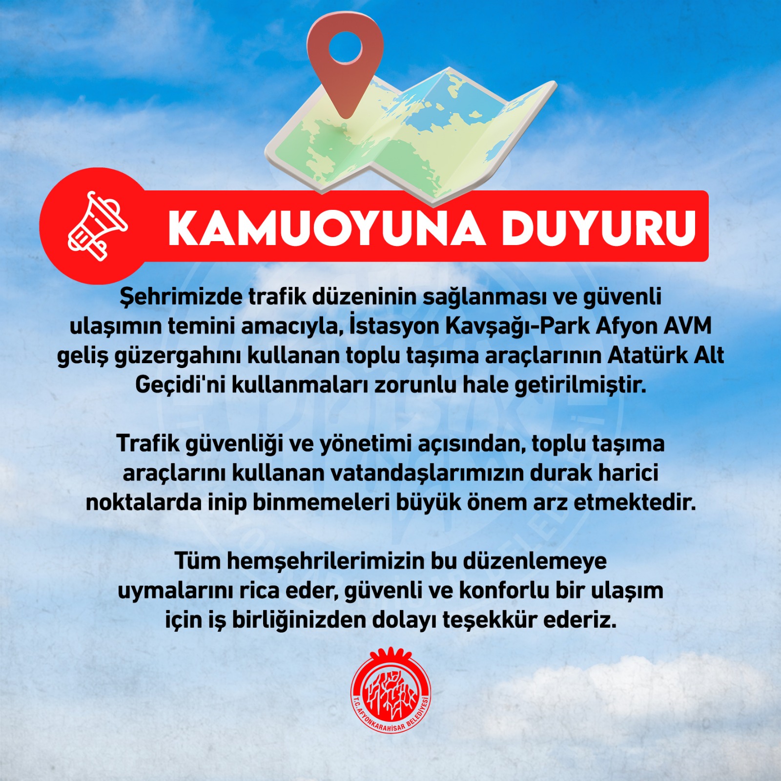ATATÜRK ALT GEÇİDİNİN KULLANIMI ZORUNLU