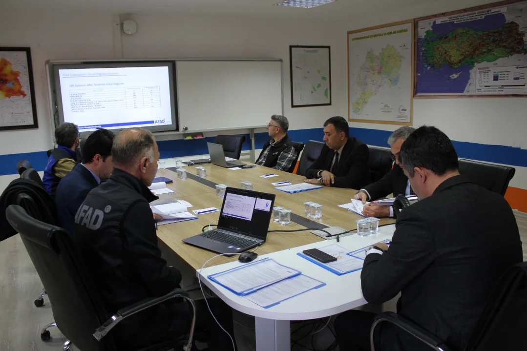 AFAD Risk Azaltma Toplantısı Yapıldı