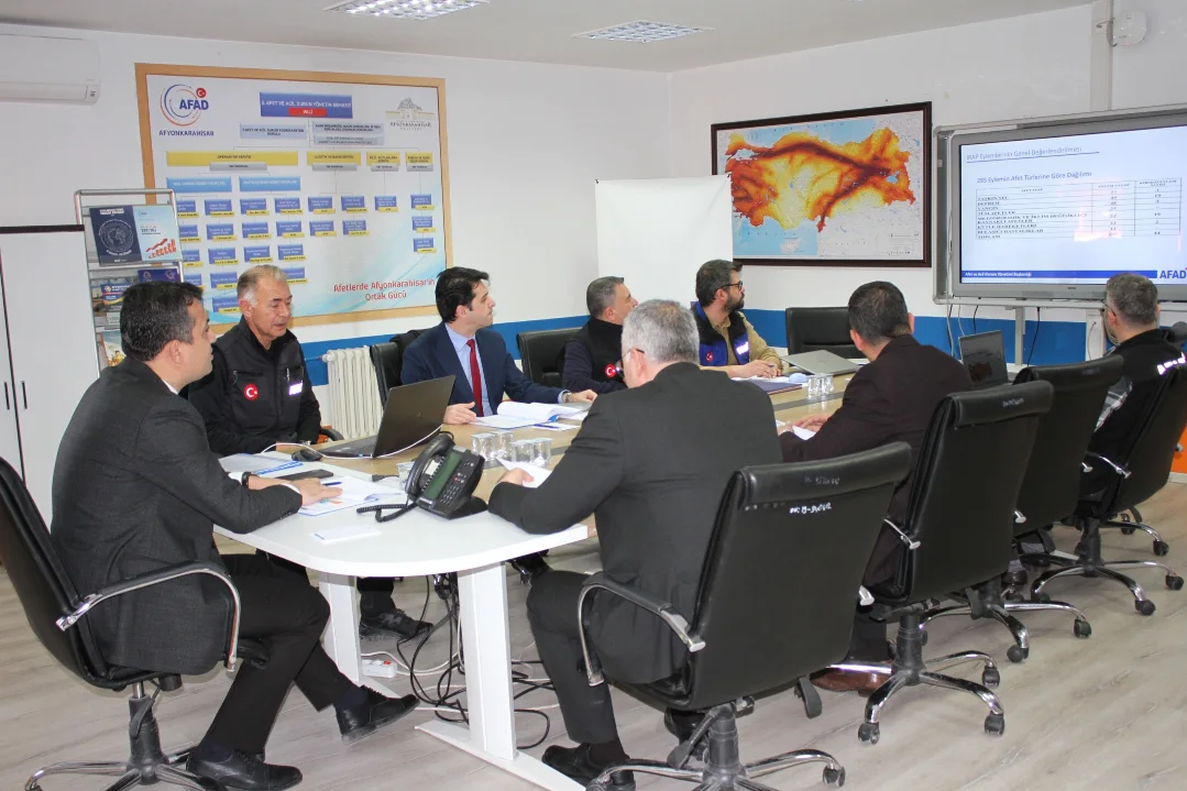 AFAD Risk Azaltma Toplantısı Yapıldı