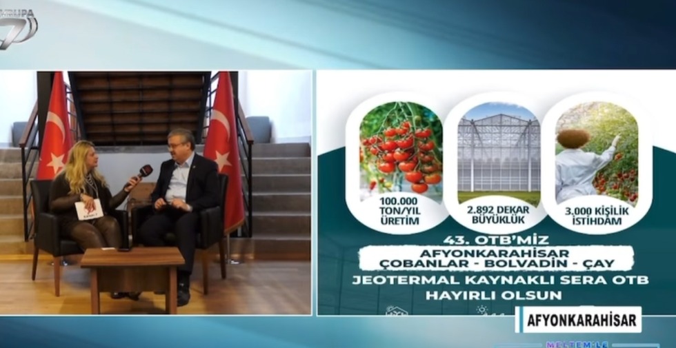 Milletvekili Yurdunuseven, Afyonkarahisar'ı "Meltemle Zirvedekiler" Programında Tanıttı