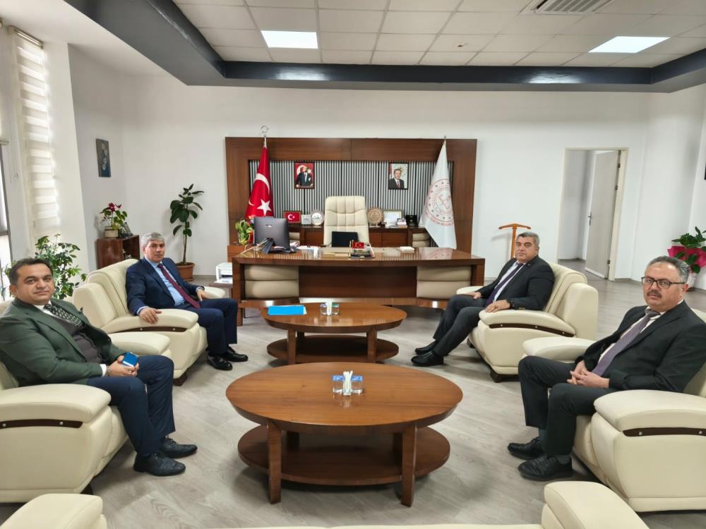 Başmüfettiş Orhan Tunç’tan İl Milli Eğitim Müdürü Miraç Sünnetci’ye Ziyaret
