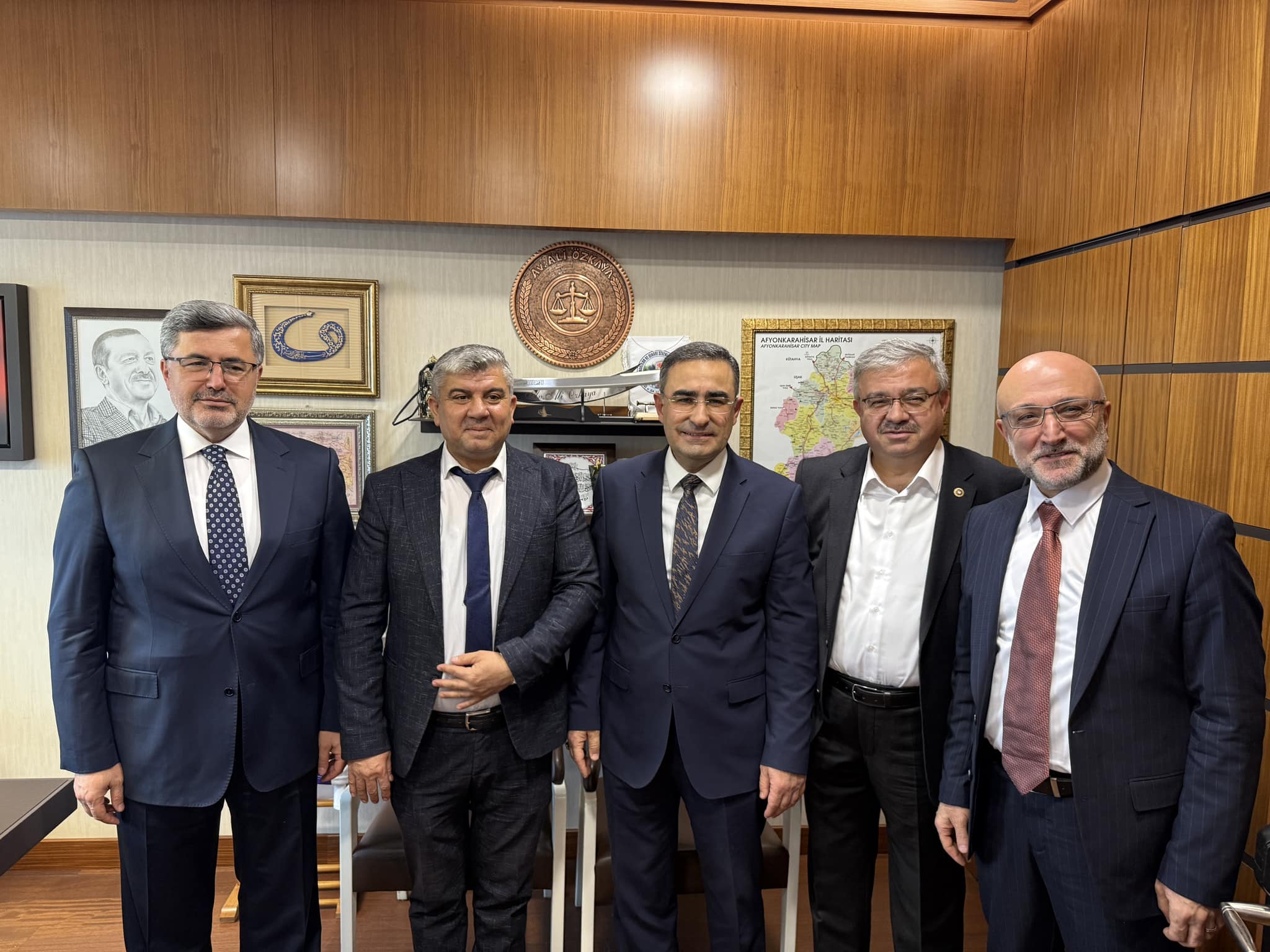 Ak Parti Afyon Milletvekilleri, Şahin ve Öztaş'ı Ağırladı