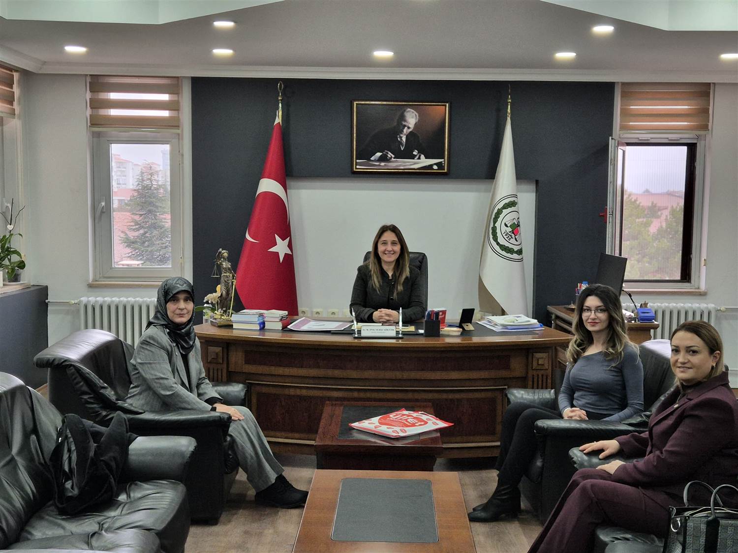 İYİ PARTİ HEYETİNDEN  BARO BAŞKANI GÖKTÜRK’E ZİYARET