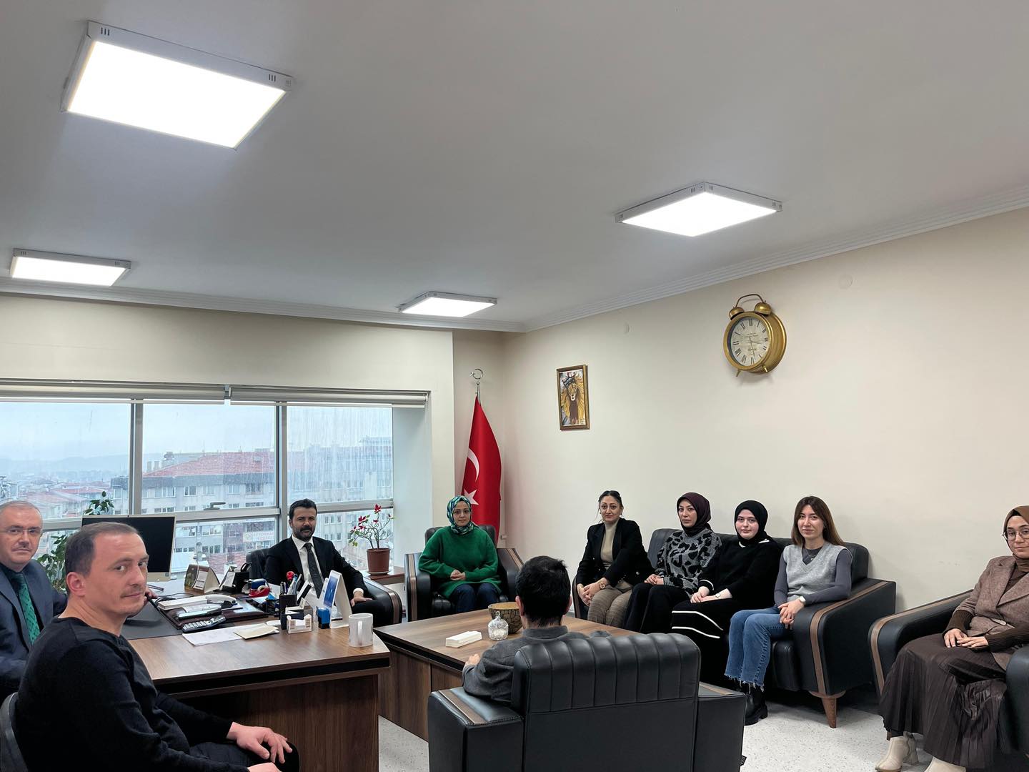 İl Müdürü Erdoğan, Çalışma Arkadaşlarıyla Bir Araya Geldi