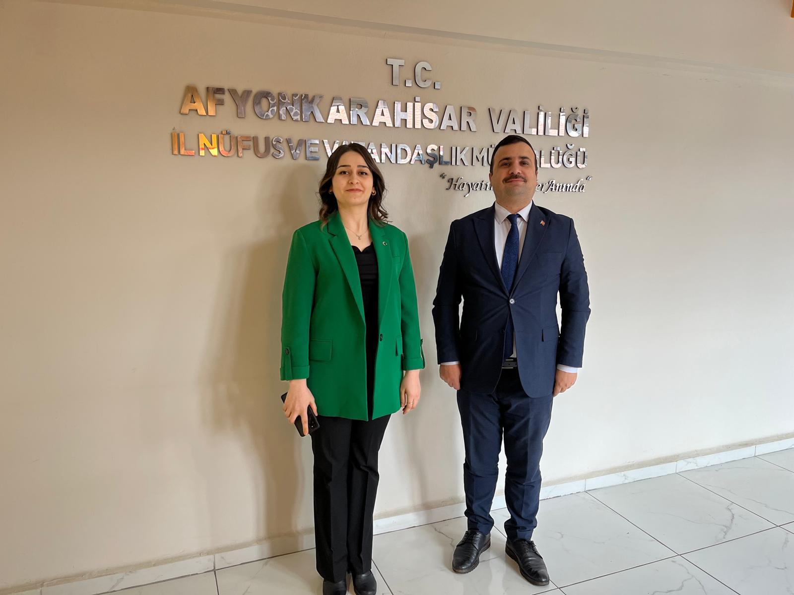 MÜDÜR TANYERİ KAYMAKAM YÜCE’Yİ AĞIRLADI
