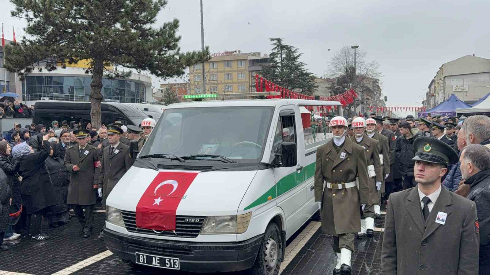 Şehit Uzman Çavuş Mustafa Bazna Son Yolculuğuna Uğurlandı