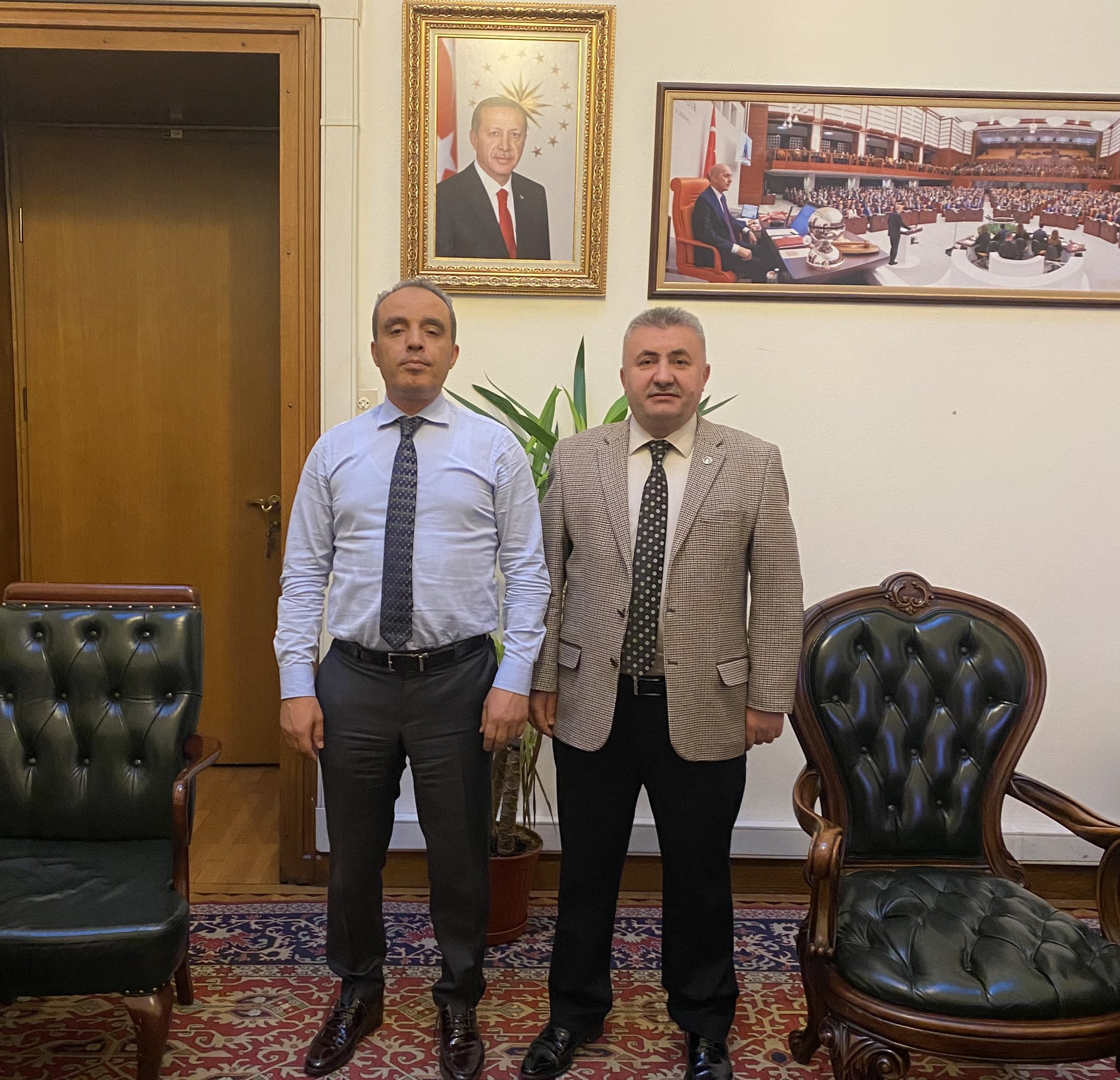 MÜDÜR EROL'A ANKARA'DA VEDA ZİYARETLERİ SÜRÜYOR