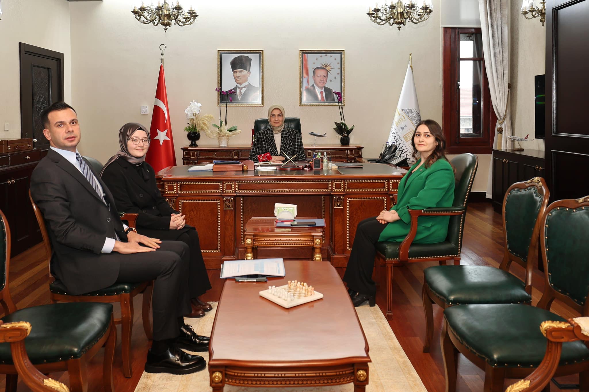 Vali Yiğitbaşı, İlçe Kaymakamlarını Ağırladı