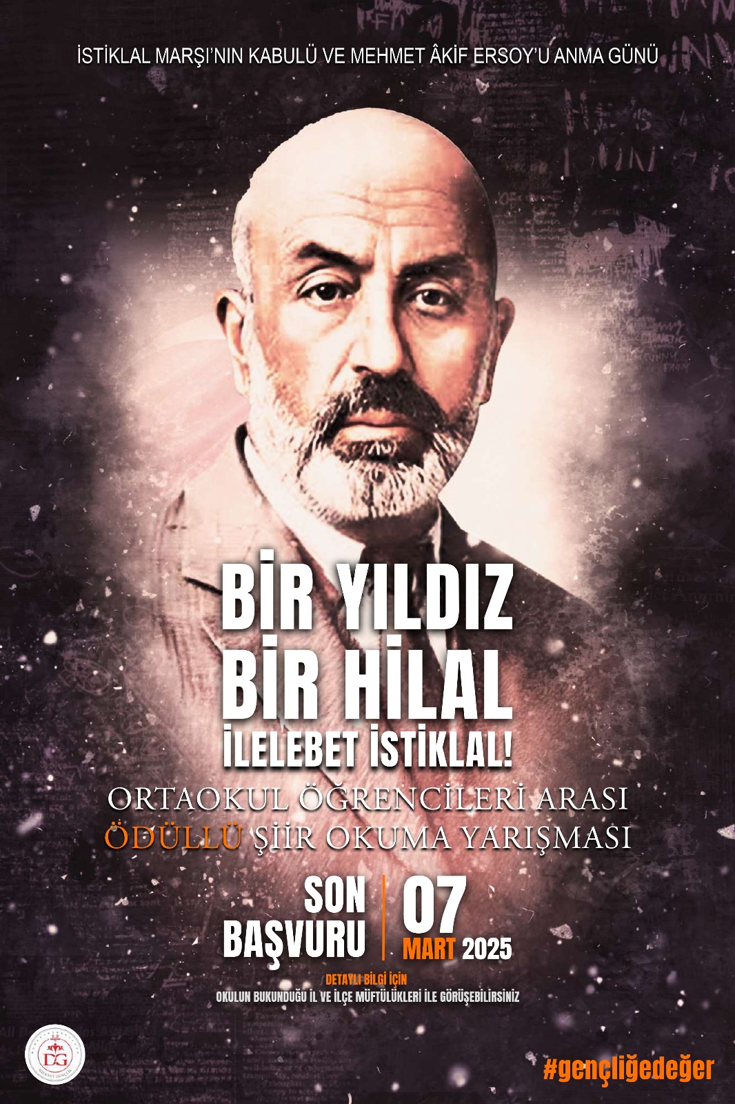 Emirdağ’da, Ortaokul Öğrencileri Arası Şiir Okuma Yarışması Düzenlenecek