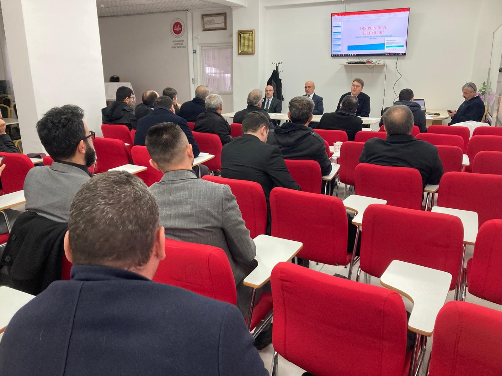 İL MÜFTÜSÜ İMAMOĞLU  DİSİPLİN İŞLERİ SEMİNERİNE KATILDI
