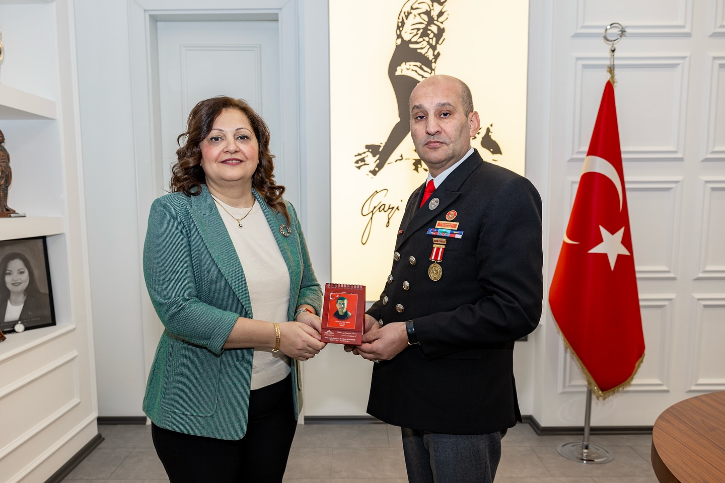BAŞKAN KÖKSAL ŞEHİTLER TAKVİMİ İÇİN  DESTEK VERECEKLERİNİ AÇIKLADI