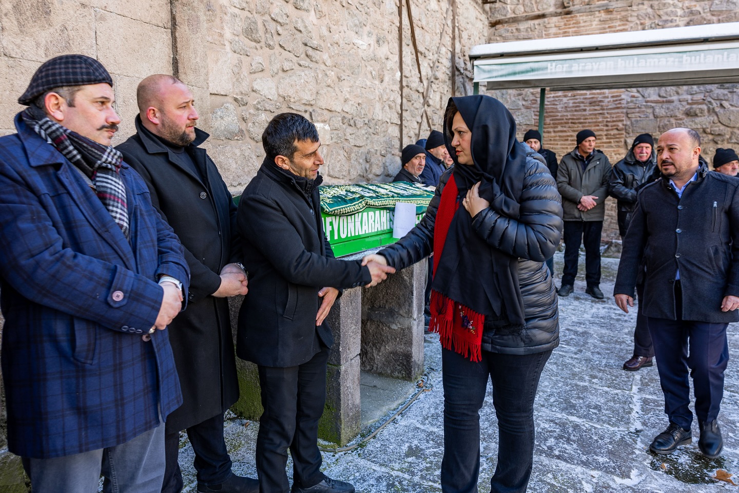BAŞKAN KÖKSAL ÇEKİÇ AİLESİNİN ACISINI PAYLAŞTI