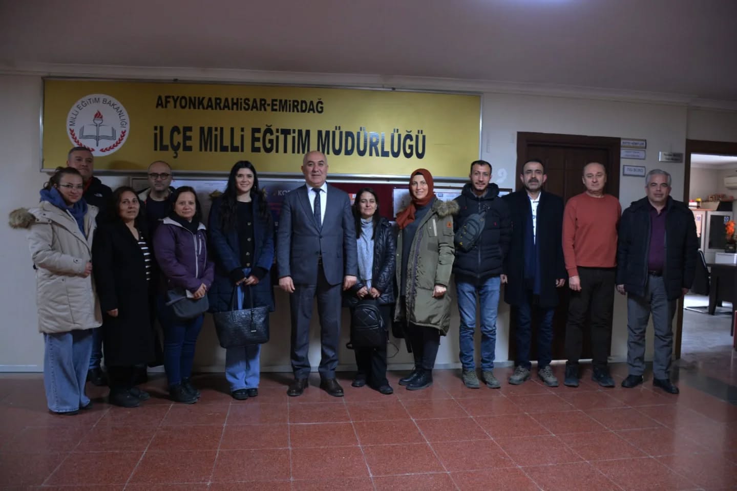 Afyonkarahisar Olgunlaşma Enstitüsünden, İlçe Milli Eğitim Müdürü Emeksiz'e Ziyaret