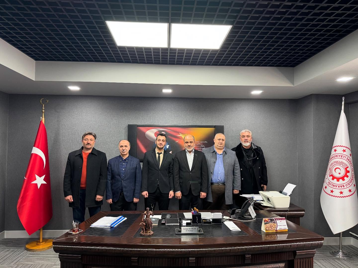Afyonkarahisar MÜSİAD Heyetinden, İl Sanayi ve Teknoloji Müdürlüğüne Ziyaret