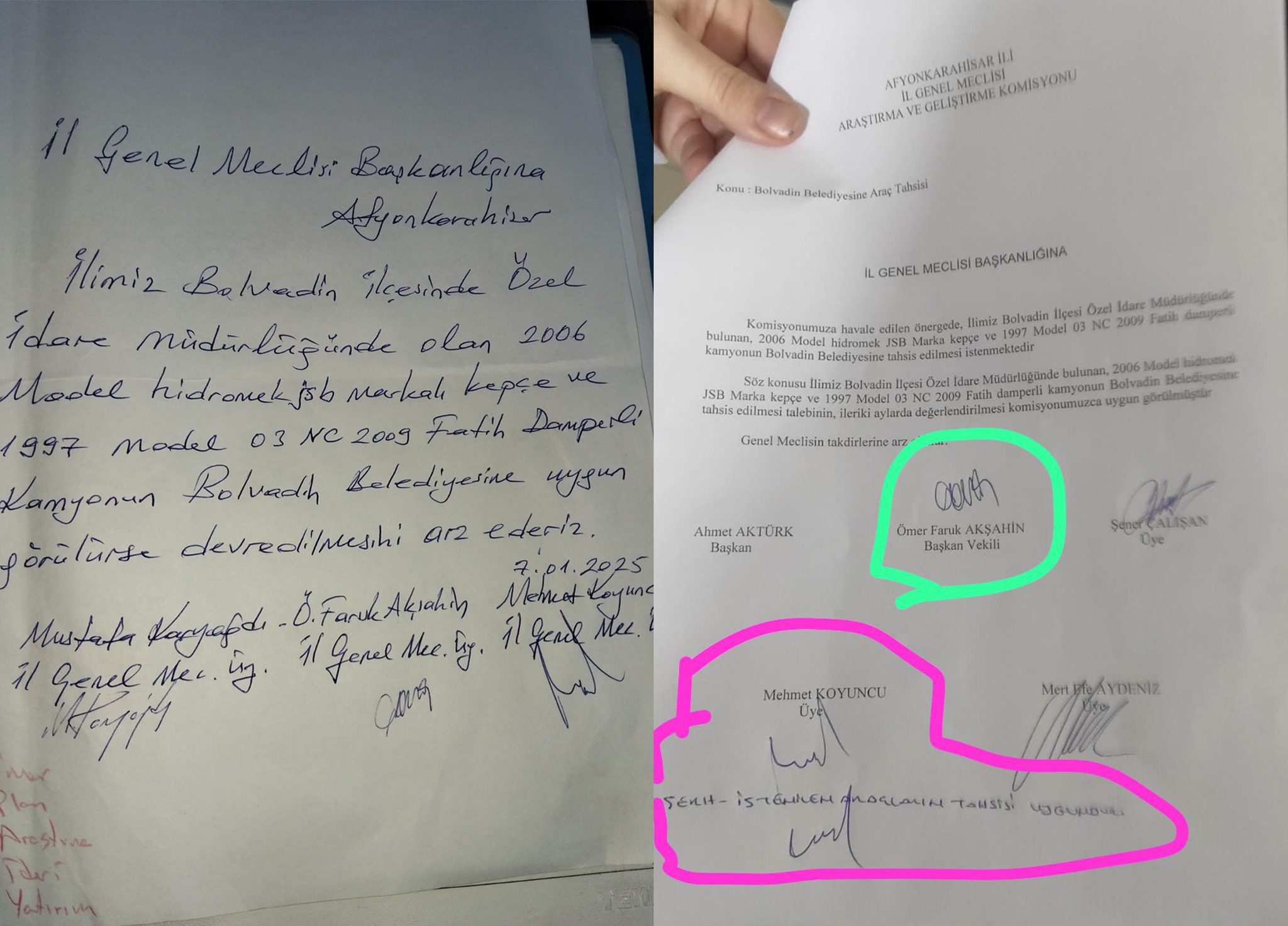 MHP Bolvadin İlçe Başkanı Kızıltoprak: “İsteseler araçları verebilirlerdi”