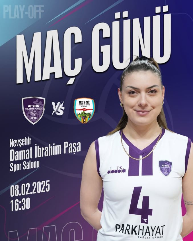 AFYON BELEDİYE YÜNTAŞ VOLEYBOL, BESNİ GENÇLİK SPOR KULÜBÜ İLE KARŞILAŞACAK