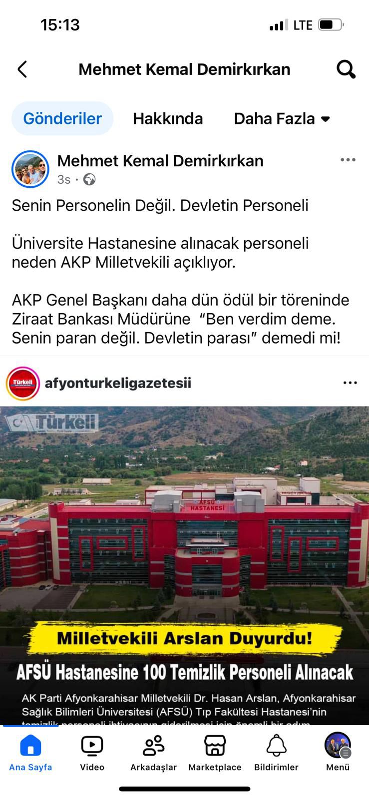 Milletvekili Arslan’dan, Demirkırkan’a Sosyal Medyadan Yanıt: "Paylaşımım Sadece Duyuru Amacı Taşıyor"