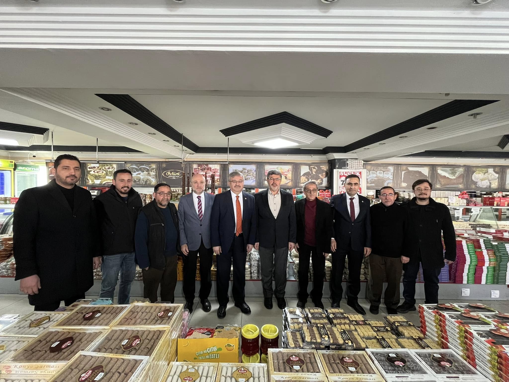 Ak Parti Afyon Heyetinden, Başkan Öztürk’e Taziye Ziyareti