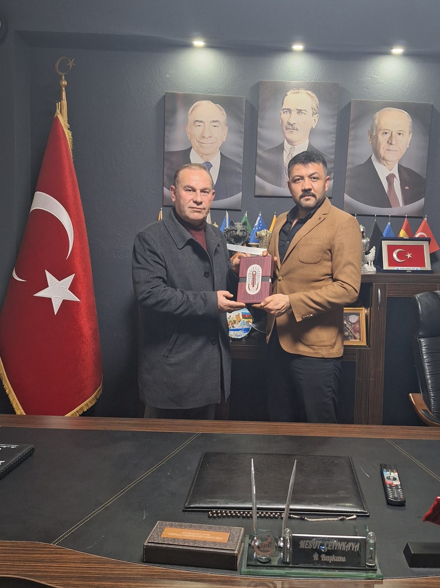Afyonkarahisar Ülkü Ocakları İl Başkanı Çetinkaya’ya, Önemli Ziyaretler