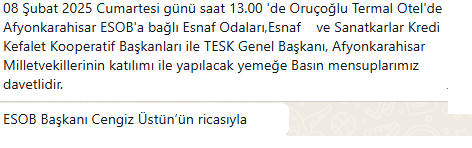 Esnafın Tepkisi Büyüyor… Gündem ise Tarafsız bir ESOB Yönetimi!