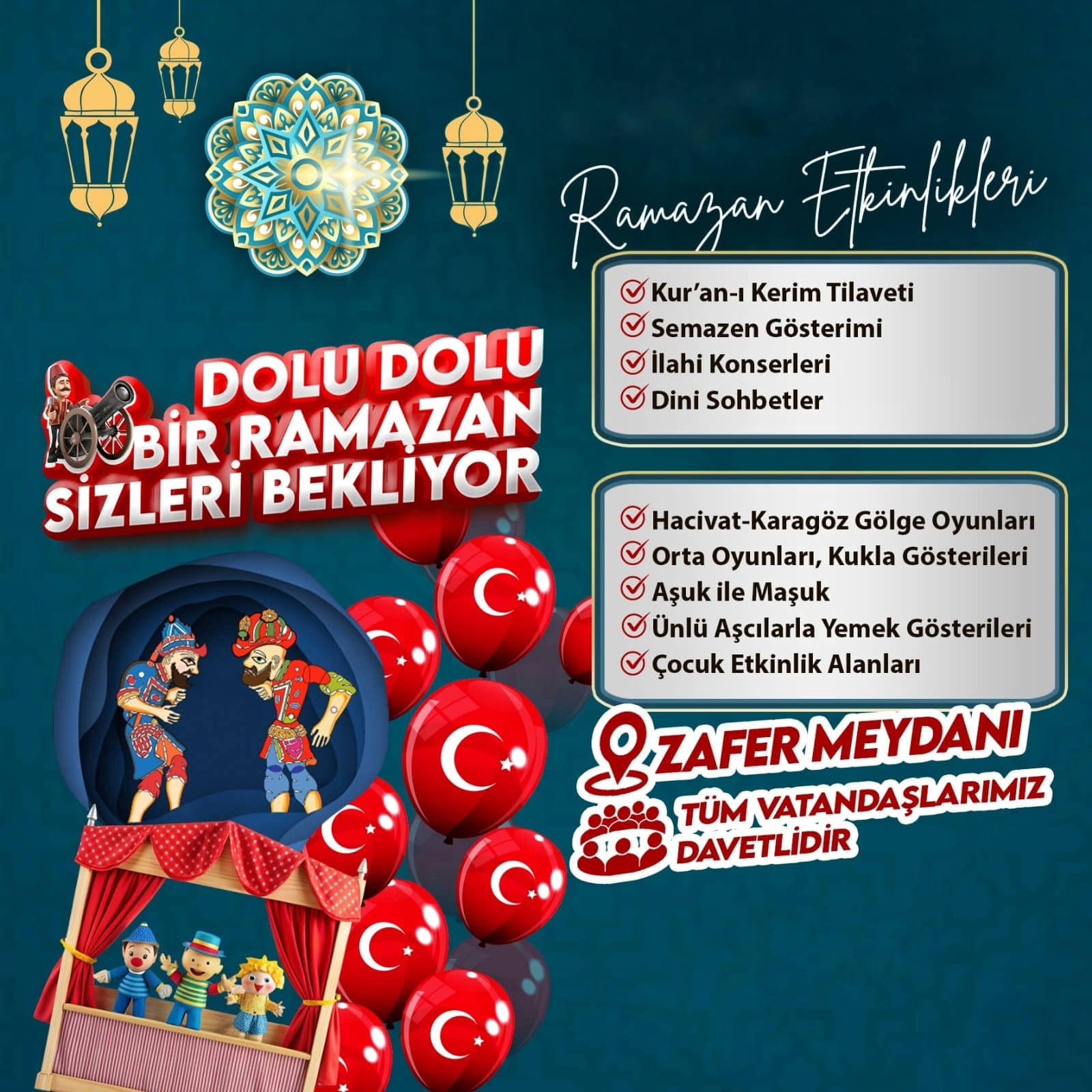 Afyonkarahisar'da Ramazan Ayı, Dolu Dolu Etkinliklerle Kutlanacak!