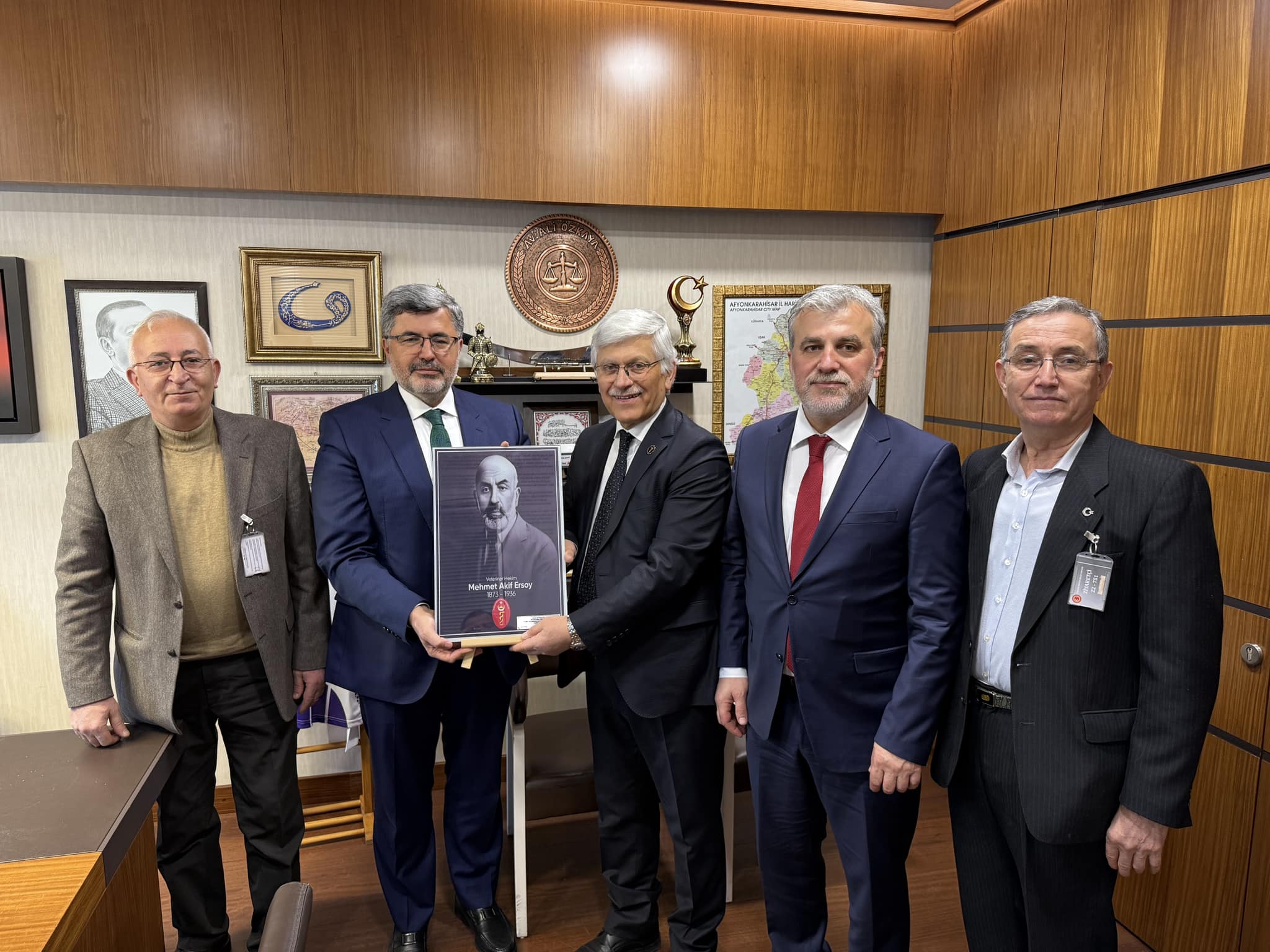 Milletvekili Özkaya, Türk Veteriner Hekimleri Birliği Başkanı Eroğlu’nu Ağırladı