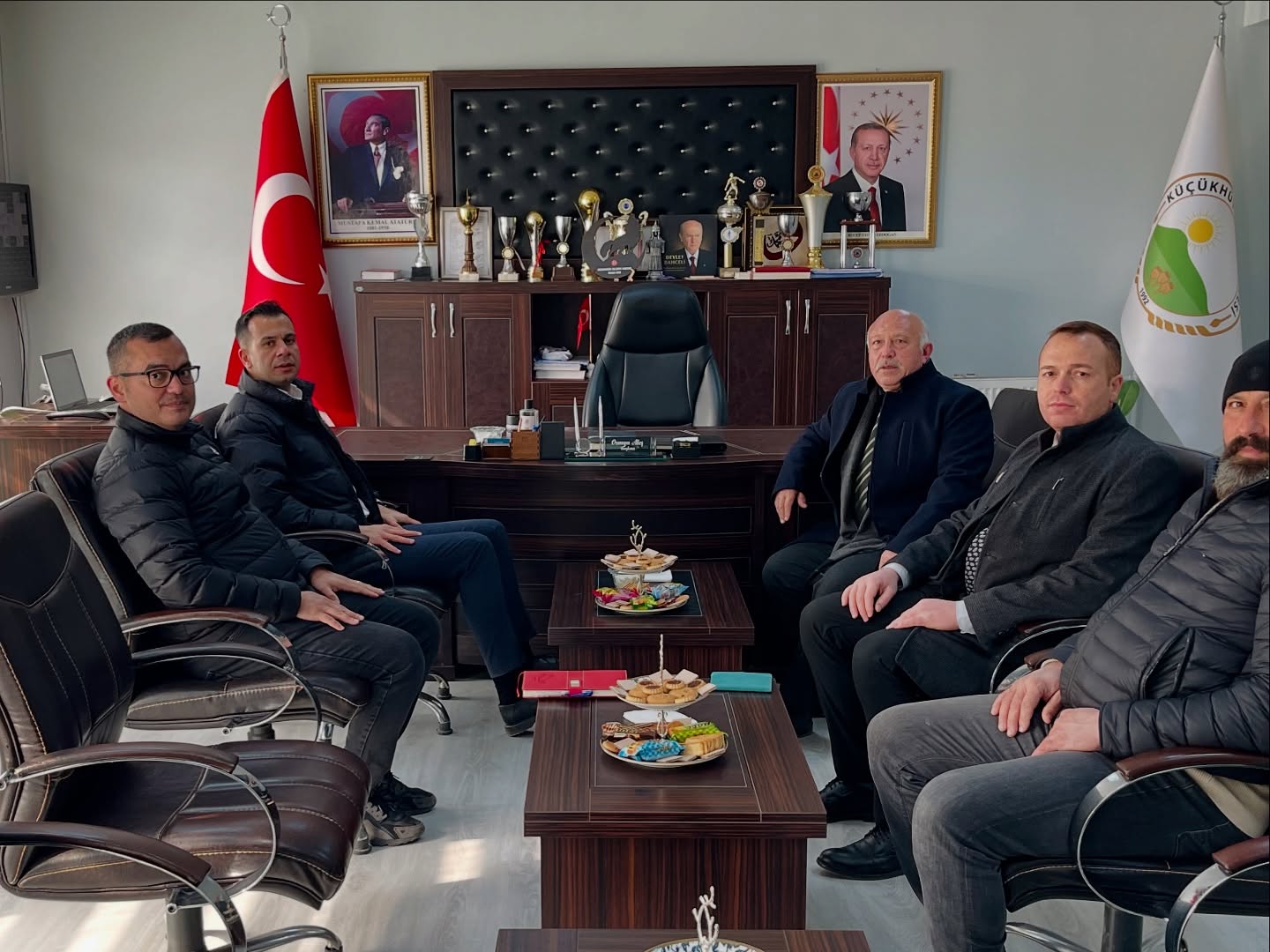 Kaymakam Aslan’dan, Küçükhüyük Beldesine Ziyaret