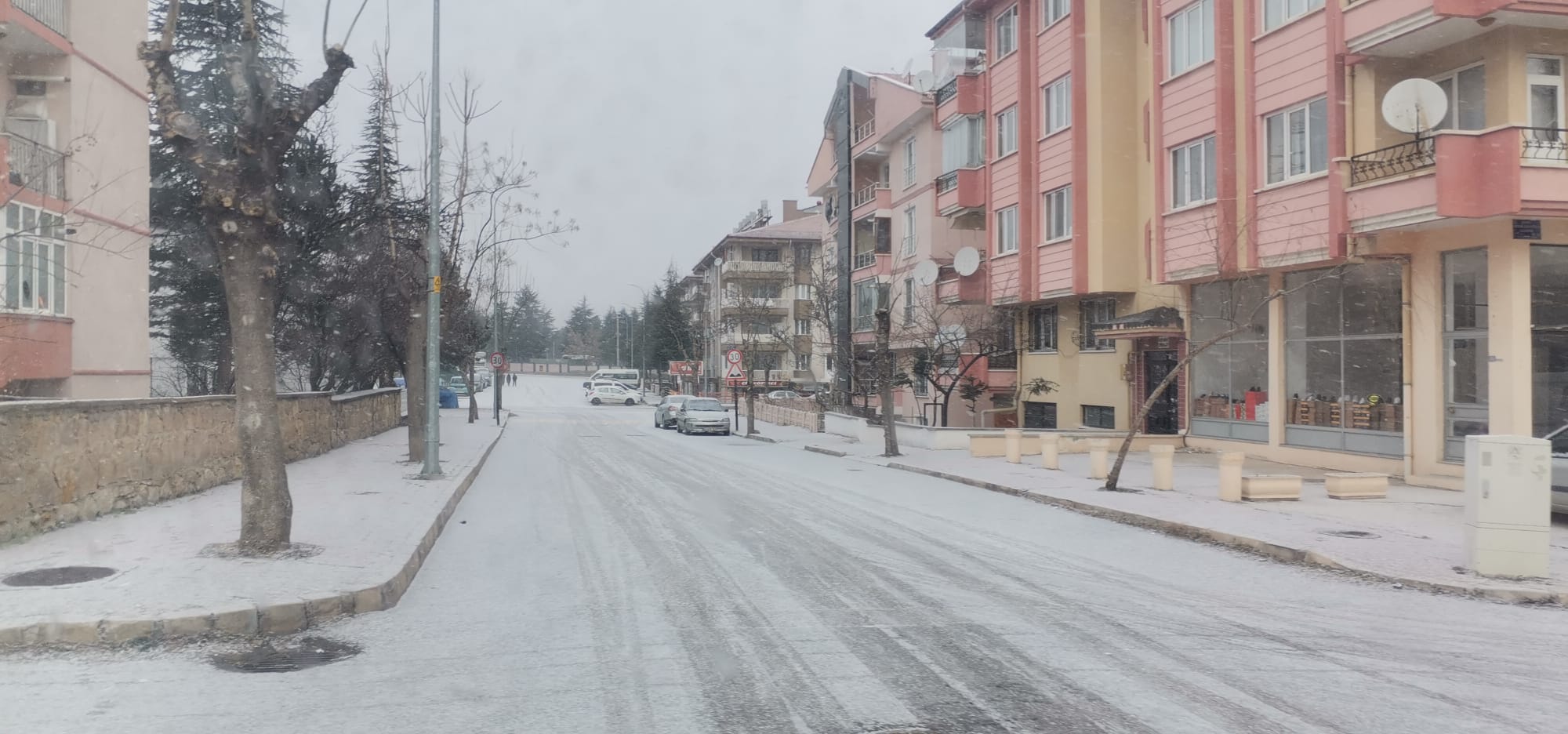 Afyonkarahisar'da Kar Yağışı Başladı
