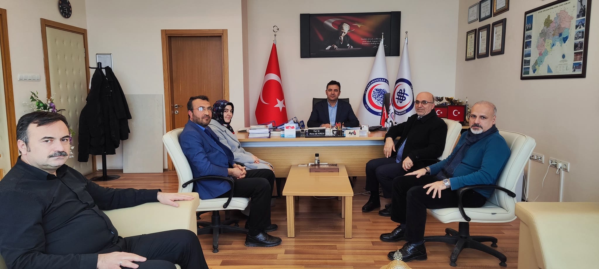 Müftü İmamoğlu’ndan, AFSÜ Başhekimi Tuncer’e Ziyaret
