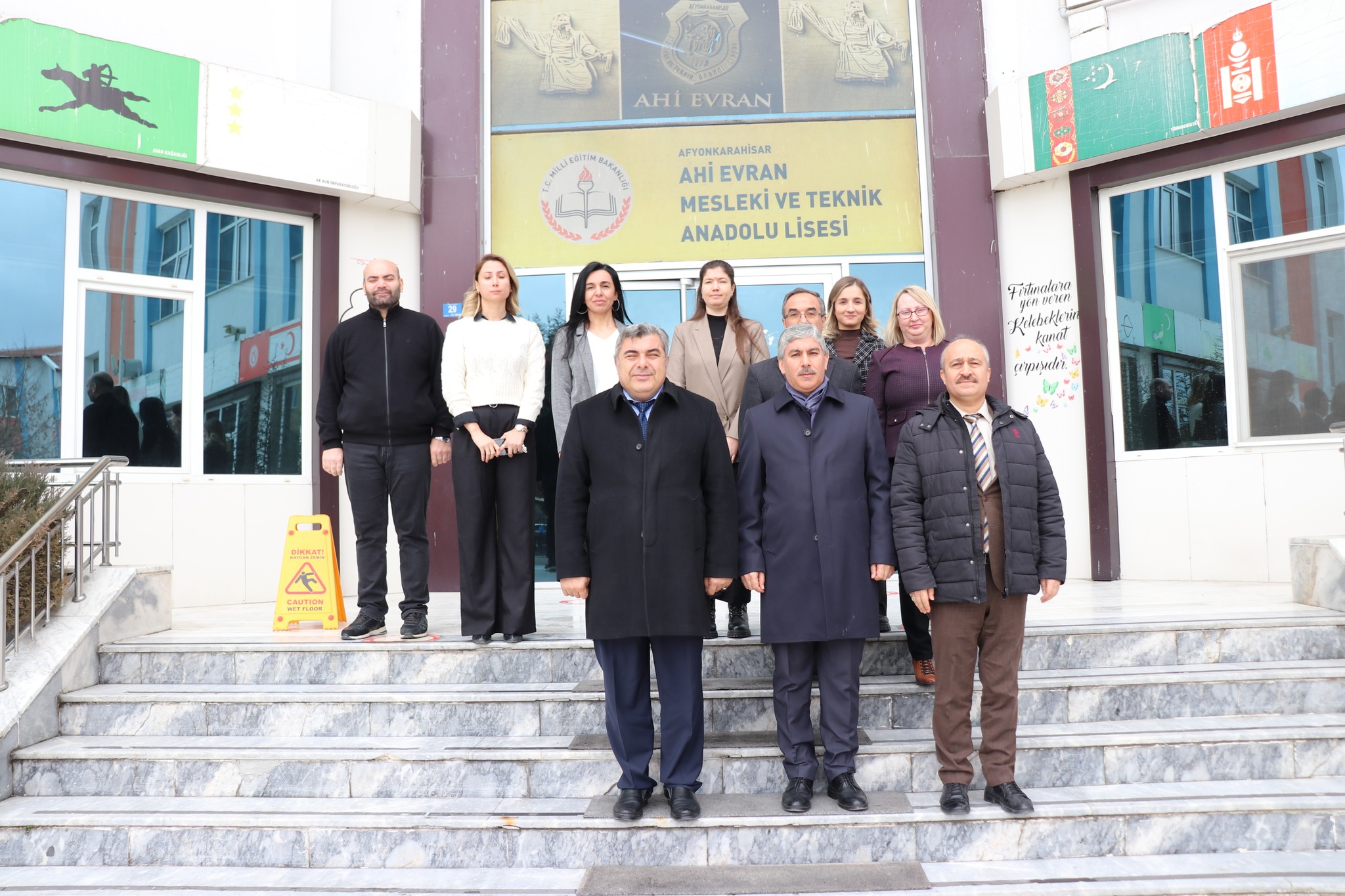 Müdür Sünnetci, Ahi Evran Ticaret Lisesi'ni Ziyaret Etti