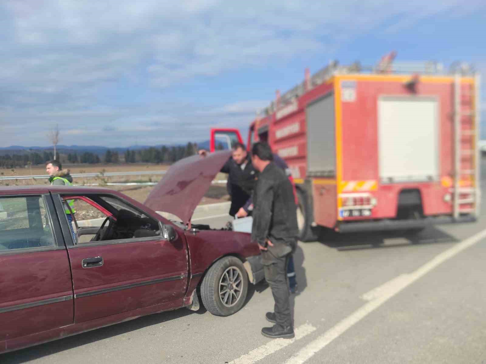 Tır İle Otomobil Çarpıştı: 1 Yaralı