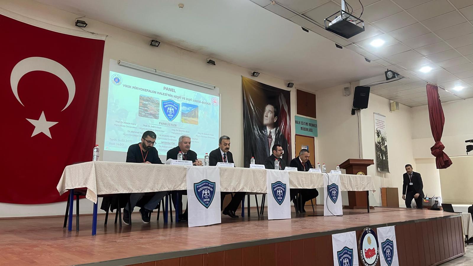 "Yıkık Miryokefalon Kalesinin Keşfi ve Kufi Vadisi Paneli"