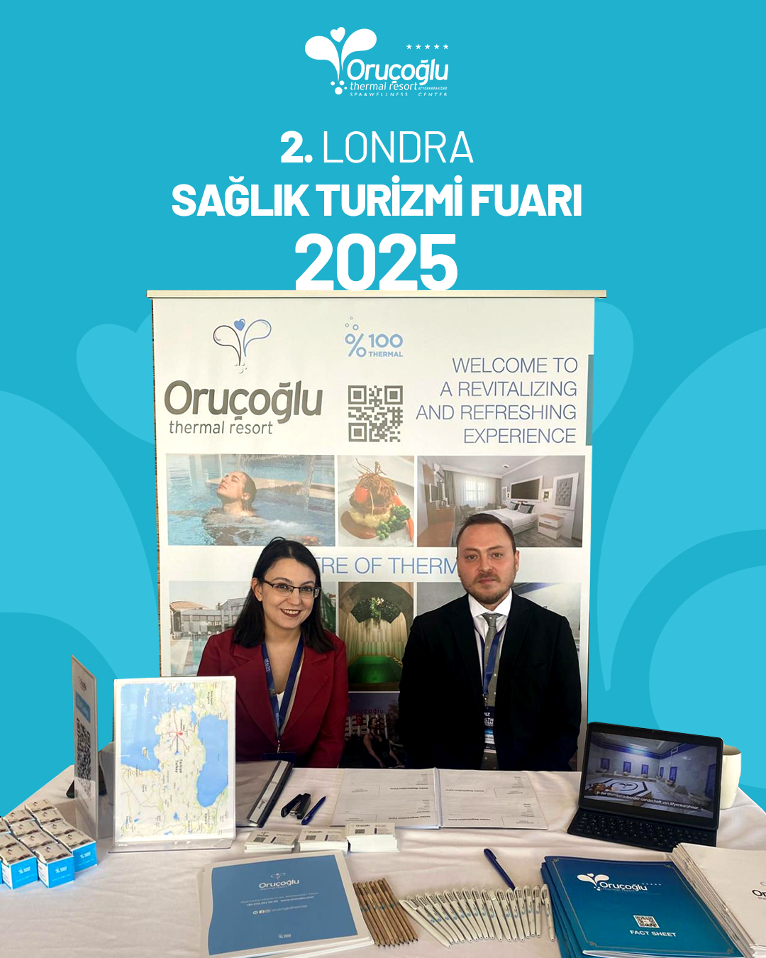 ORUÇOĞLU TERMAL OTEL LONDRA'DA GÖZ KAMAŞTIRDI!